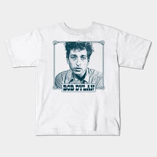 Dylan /\/\/ Vintage Faded Style Fan Design Kids T-Shirt